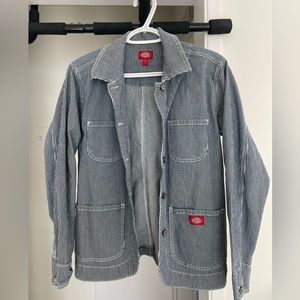 Unisex Dickie’s Striped Chore Button Down Shirt - Men’s SM / Women’s MD